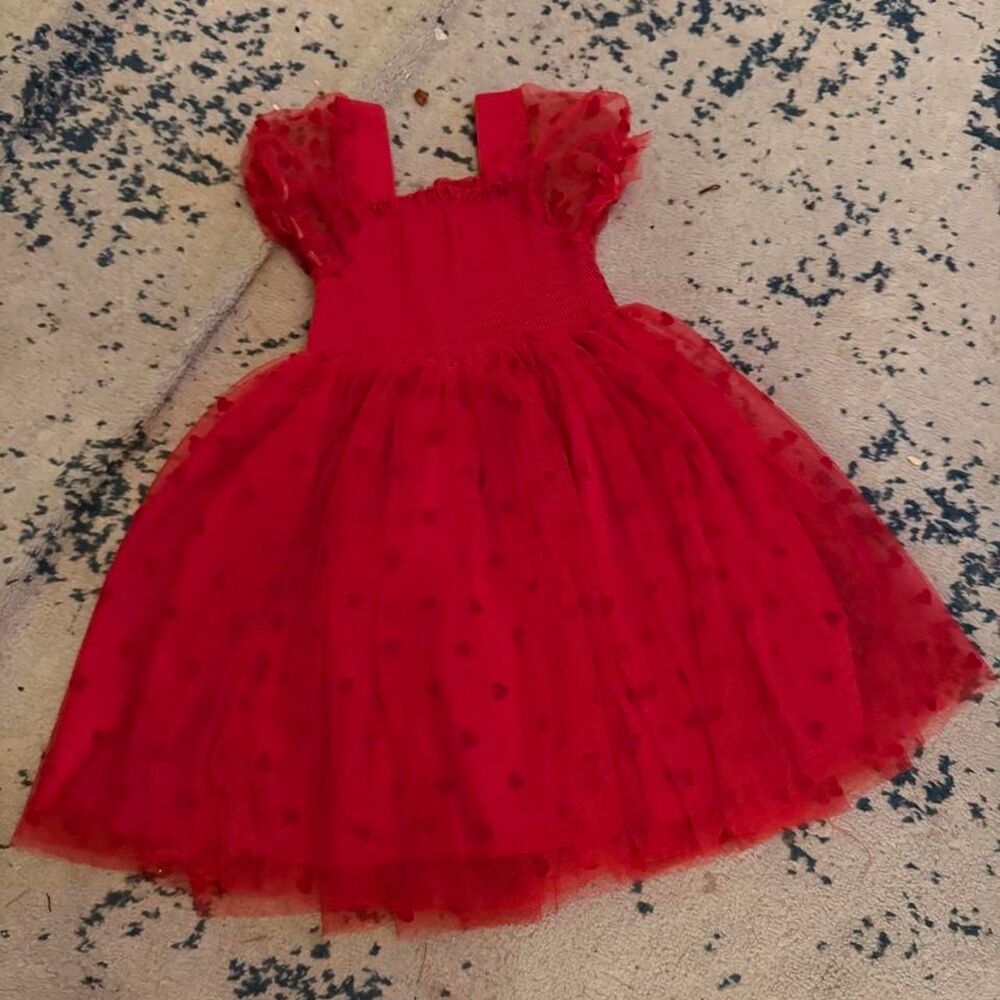 Girls Red Dress